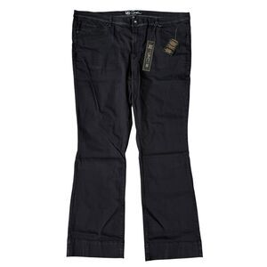DG2 by Diane Gilman New Classic Stretch bootcut jeans in black size 24WT NWT